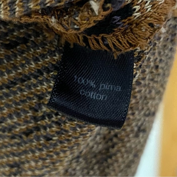 Peruvian Connection Andhra Kimono light weight pima cotton cardigan XL - Picture 11 of 12